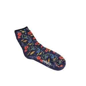 Kenzo Floral Embroidered Crew Socks